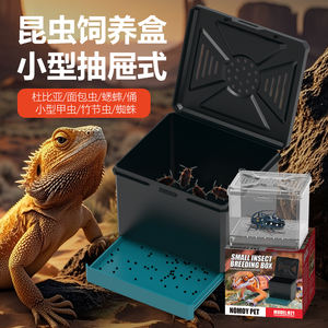 Caja de cría de reptiles <span class=keywords><strong>para</strong></span> mascotas NOMOY, <span class=keywords><strong>jaula</strong></span> de Caracol araña saltadora, recinto de Grillo, hábitat de tarántula arbórea - Product Image 5