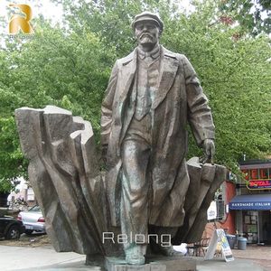 Famoso <span class=keywords><strong>politico</strong></span> Outdoor Park monumento bronzo scultura a grandezza naturale di bali - Product Image 5