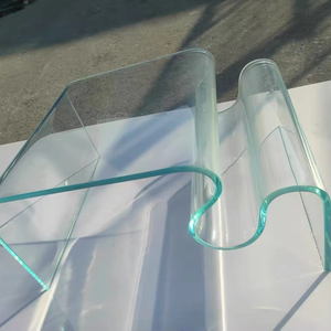 Verre trempé incurvé ultra-clair personnalisé pour les bâtiments extérieurs pour les escaliers solaires d'utilisation de verre feuilleté de courbe chaude dinant - Product Image 5