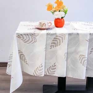 Không thấm nước <span class=keywords><strong>PVC</strong></span> nhựa hình chữ nhật Khăn trải bàn cho các bên đám cưới tùy chỉnh in bàn ăn Bìa tái sử dụng khăn trải bàn - Product Image 1