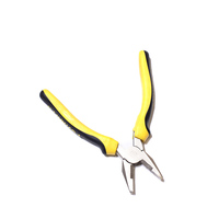 Pince multifonctionnelle de 6, 7 et 8 pouces, outils de quincaillerie, finition nickel poli, noir chromé