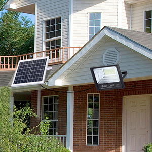 Năng lượng mặt trời ánh sáng ngoài trời không thấm nước phản xạ Đèn pha với điều khiển từ xa LED ánh sáng 5m dây sân vườn trong nhà năng lượng mặt trời đèn ngoài trời - Product Image 6