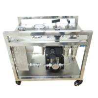 USUN modelo: WSAH80 300-600 Bar salida neumático presión hidrostática máquina de prueba para manguera