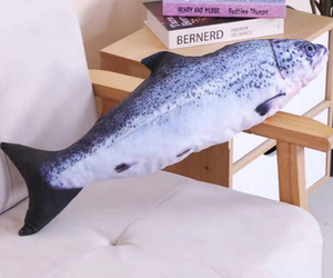 Wholesale Cat Sleeping Chew Toy Fish Plush <b>Pillow</b> Many Types of Fish Cat Toy - Product Image 2