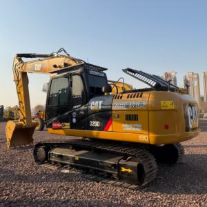 รถขุดตีนตะขาบ Caterpillar 320D ขนาด 32 ตัน รุ่นปี 2024 พร้อมปั๊มเกียร์เครื่องยนต์ บุ้งกี๋ 1 เมตร คุ้มค่าสำหรับงานขุดร่องท่อ - Product Image 1