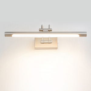 Applique murale LED moderne, abat-jour blanc, corps en aluminium rectangulaire, lumière chaude 3500K, éclairage de salle de bain - Product Image 5