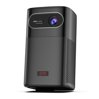 Proyector de cine en casa OEM Mini Android TV Beamer High Lumen con lámpara LED de resolución y lente DLP para uso en exteriores 3D HD