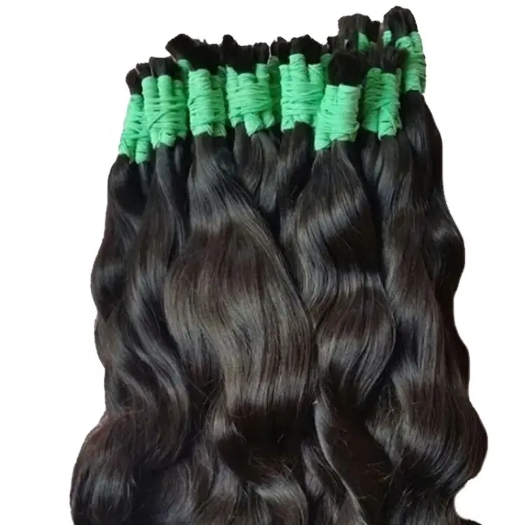 Natural wavy real human hair, wholesale cheap original raw woven curly wig hair bundle Mulher Cabelo Preto