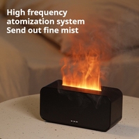 Coloré Flamme Led Lumière Humidificador Cool Mist Fire Air Humidificateur 120Ml Usb Flamme Diffuseur D'arôme Avec Ce Rohs