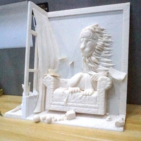 Impression 3D Stratasys Polyjet en couleur pleine J750 J850, haute qualité, grande pièce, œuvre d'art, assemblage de pièces et peinture, fabrication rapide