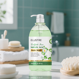 Oem nhãn hiệu riêng tẩy tế bào chết chống mụn trứng cá Sữa rửa mặt chăm sóc da salicylic axit rửa cơ thể cho cơ thể mụn trứng cá & da gà điều trị - Product Image 5
