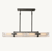 Lampe suspendue rectangulaire en cristal personnalisée et moderne pour hôtel de luxe Fait à la main Base d'ampoule E12 facile à accrocher AC pour l'éclairage du salon