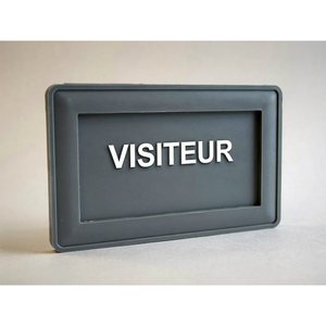 Porte-badge, clip et plateau d'accueil visiteurs pour entreprise, impression 3D FDM, dès 1,90 € l'unité - Product Image 2