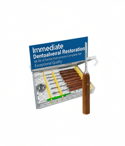 Kit de Instrumentos Dentales Manuales de Acero Inoxidable para Restauración Dentoalveolar Inmediata, Juego Completo de Herramientas Quirúrgicas Reutilizables - Product Image 1