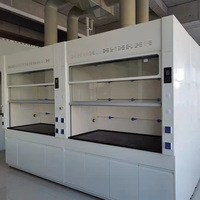 Nouvelles hottes de ventilation de laboratoire certifiées CE, hottes d'évacuation chimique sans conduit, armoire de protection contre les fumées, construction en acier galvanisé, haute