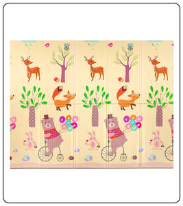 Tapis de <span class=keywords><strong>jeu</strong></span> pliable pour bébé Tapis en mousse pour enfants pour sol avec sac de voyage Tapis de <span class=keywords><strong>jeu</strong></span> pliables imperméables pour bébés - Product Image 4