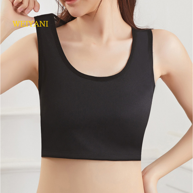 Hot Selling Women's Bustiers and Corsets mesh ventilation Women Transgender Tomboy Elastic Chest Binder Bra Pullover Tank Top
