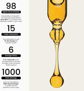 OEM Meilleur Mélange 10 en 1 avec Algues Marines, Moringa, Curcuma, Huile <span class=keywords><strong>de</strong></span> Nigelle, <span class=keywords><strong>Origan</strong></span>, Ashwagandha, Gouttes Liquides Amères <span class=keywords><strong>de</strong></span> Corossol 60ml - Product Image 2