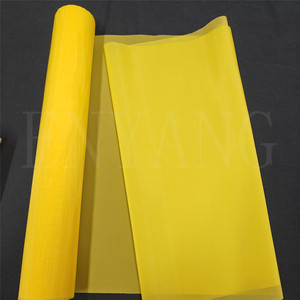 Polyester <strong>mesh</strong> 250t <strong>screen</strong> printing yellow material <strong>roll</strong> high <strong>mesh</strong> count - Product Image 1