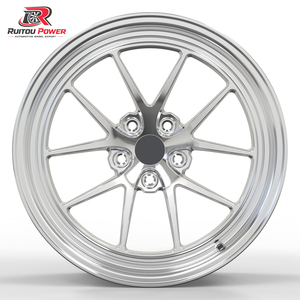 Jantes en alliage forgé chromées argentées polies sur mesure à déport profond pour <span class=keywords><strong>BMW</strong></span> M3 G80 E36 Audi 5x139.7 5X110 5X120 5X114.3 - Product Image 3