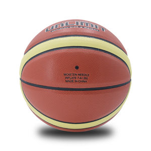 高品质篮球制造商，定制标志皮革篮球官方尺寸7，用于训练和比赛 - Product Image 3