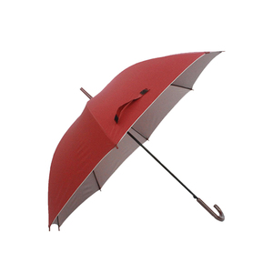 Parapluie droit de 23 pouces avec revêtement argenté 8K, protection UV, coupe-vent, logo personnalisé, cadeaux promotionnels d'entreprise, haute qualité - Product Image 5
