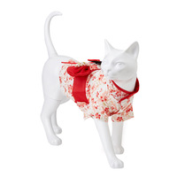 Mannequin de chat blanc minimaliste, support de présentation pour collier d'animal de compagnie, statue de chat assis ou debout pour vitrine de magasin, boutique, vente en gros