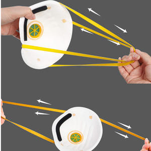 Máscara descartável à prova de poeira ffp2 para uso doméstico, máscara semi-<span class=keywords><strong>face</strong></span> para o nariz, máscara à prova de poeira personalizada de fábrica de 10 anos, <span class=keywords><strong>OEM</strong></span> cubrebocas - Product Image 3