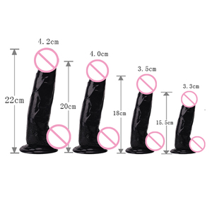 Dildo Realistico Morbido Effetto Pelle 7.3 Pollici Trasparente Impermeabile con <span class=keywords><strong>Ventosa</strong></span> per Gioco <span class=keywords><strong>a</strong></span> Mani Libere Materiale Sicuro per il Corpo Giocattoli Sessuali per Adulti - Product Image 6