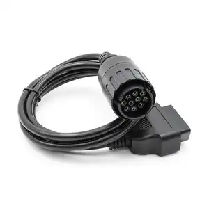 Pour BMW ICOM D Câble ICOM-D Motos 10 Pin Adaptateur 10Pin À 16Pin OBD2 OBDII Câble De Diagnostic I-COM A2 outil câbles