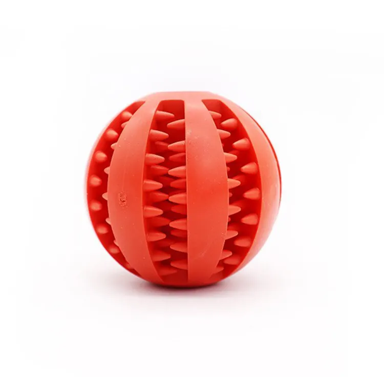 best-selling products of the year interactive rubber dog ball pet dog chew toy made of natural rubber