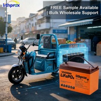 Batterie prismatique LFP 12V200AH pour fauteuil roulant électrique, pack de remplacement au plomb-acide sans entretien pour scooter de mobilité