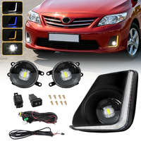 Accesorio para Auto Directo de Fábrica, Lámpara Antiniebla LED Delantera, Luz de Circulación Diurna DRL para Toyota Corolla 2011 2012 2013