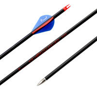 Vente en gros de flèches en fibre de carbone pour tir à l'arc, chasse et tir sportif, longueur 30"31", spine 350 400 500 600 700, ID 6.2mm