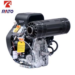 เครื่องยนต์เบนซิน Rato R999D สตาร์ทด้วยปุ่มกด ระบายความร้อนด้วยอากาศ 36 แรงม้า V-Twin สองสูบ แกนนอน OHV สำหรับเครื่องจักรกลวิศวกรรมขั้นสูง - Product Image 4
