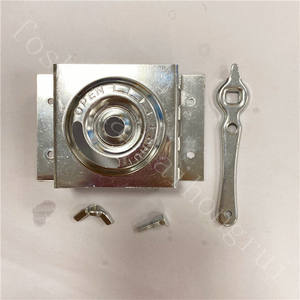 Componentes de Registro y Rejilla para Sistemas HVAC, Regulador de Compuerta de Aire/Manija de Compuerta, Componentes Ensamblados de Acero Galvanizado, Fácil Instalación - Product Image 5