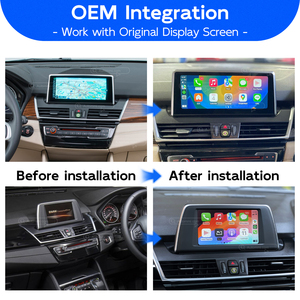 Modulo Decoder Wireless CarPlay Android Auto per BMW Serie <span class=keywords><strong>2</strong></span> <span class=keywords><strong>Active</strong></span>/Gran <span class=keywords><strong>Tourer</strong></span> F45/F46 2013-2020, Interfaccia per Schermi da 8.8/6.5 Pollici - Product Image 2
