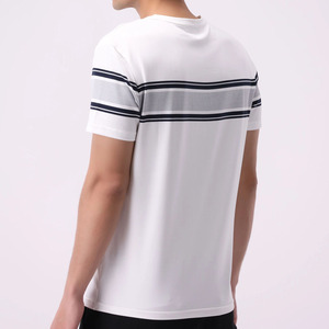 T-shirts pour hommes en coton polyester, couleur personnalisée, légers, en gros, t-shirts blancs à col rond et manches courtes à prix abordable - Product Image 6