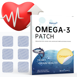 Patch transdermique d'huile <span class=keywords><strong>de</strong></span> poisson <span class=keywords><strong>de</strong></span> mer Omega-3 Plus <span class=keywords><strong>de</strong></span> qualité supérieure pour la protection du cœur et du cerveau - Product Image 1