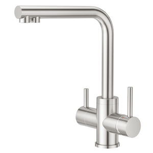 304 Stainless Steel Lead Free Drinking 3 Ways Kitchen Faucet RO Filter Water Tap - Product Image 1