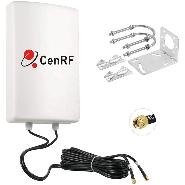 5G 4G Dual Long Range External Booster Device MIMO Outdoor Router LTE 5GHz 2G GSM Panel Antenna 8dBi 50W