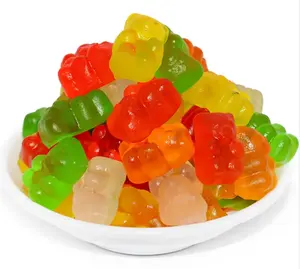 Suplemento de doces de gelatina gomosa para crianças ou adultos de alta qualidade com alta DHA vegano de marca própria
