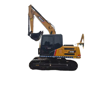 Pelles sur chenilles hydrauliques d'occasion Sany Sy135C Pro de haute qualité 13ton Sy135 135C 135C-9 pelleteuses à godets d'occasion - Product Image 1