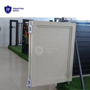 <span class=keywords><strong>Portail</strong></span> de garage urbain pliant en aluminium alliage 6063-T5, design moderne et plat, sur mesure, gain de place, confidentialité totale, directement de l'usine - Product Image 3
