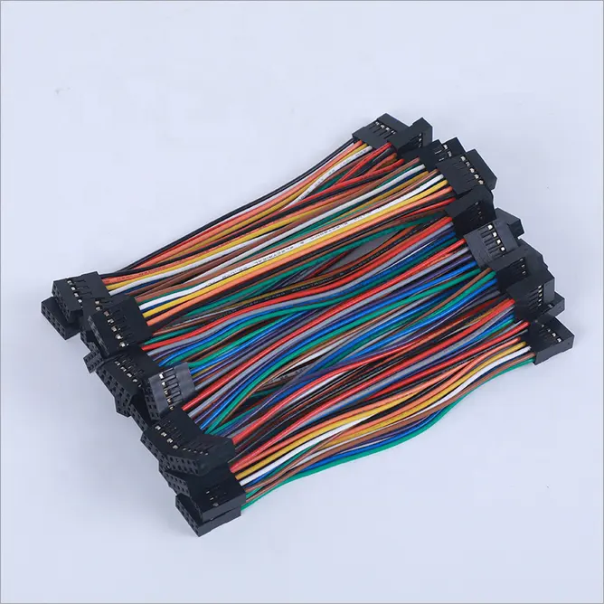 Custom Wire Harness 4 Pin 2.54mm Pitch Jumper Wire Cables Female To Female for PC Motherboard 20cm