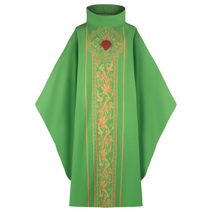 Nouvelle Robe de Prêtre Vintage, Cape, Soutane, Vêtement Liturgique Blanc, <span class=keywords><strong>Rouge</strong></span>, Vert, Violet Imprimé, Costumes de Pasteur, Célébrant, Église, Films et Télévision - Product Image 4