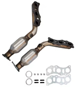 Approvisionnement d'usine bas prix et accessoires de système d'échappement automobile à haut débit convertisseur catalytique à ajustement direct pour Toyota Pardo 4000 - Product Image 4