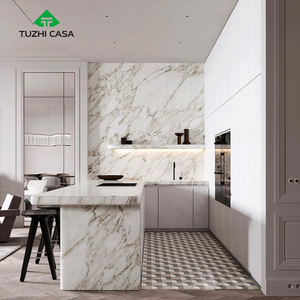 ארון מטבח נייד חכם של TUZHI CASA מסין, אי מטבח עם משטח למינציה, מגירות, סל, עיצוב מודולרי עמיד למים - Product Image 6