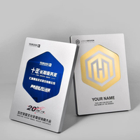 Nouvelles Plaques Médailles TikTok en Alliage d'Aluminium Couleur 2026 Effet Miroir Amélioré Personnalisées pour Récompenses YouTube et Musique