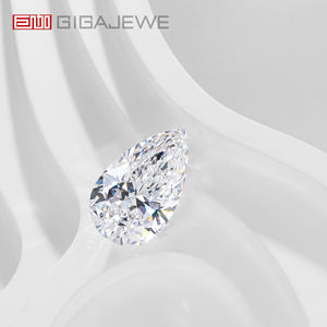 GIGAJEWE Elegante Diamante Cultivado en Laboratorio, Corte Brillante en Forma de Pera |   Diamante Ovalado Creado en Laboratorio |   Gema Suelta Ética - Product Image 3